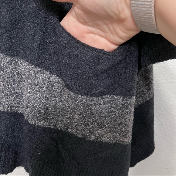 Barefoot Dreams Cozychic Lite cliffside wrap black graphite one size - Picture 7 of 9